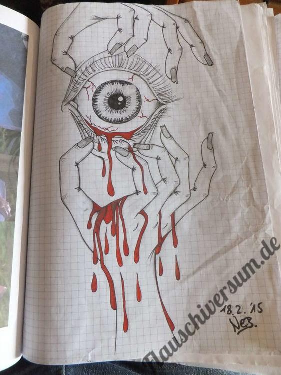 Blutendes Auge